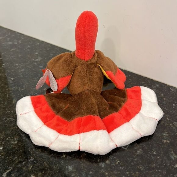 Ty Beanie Babies "Gobbles" the Turkey/Vintage Holiday Decor - Picture 5 of 10